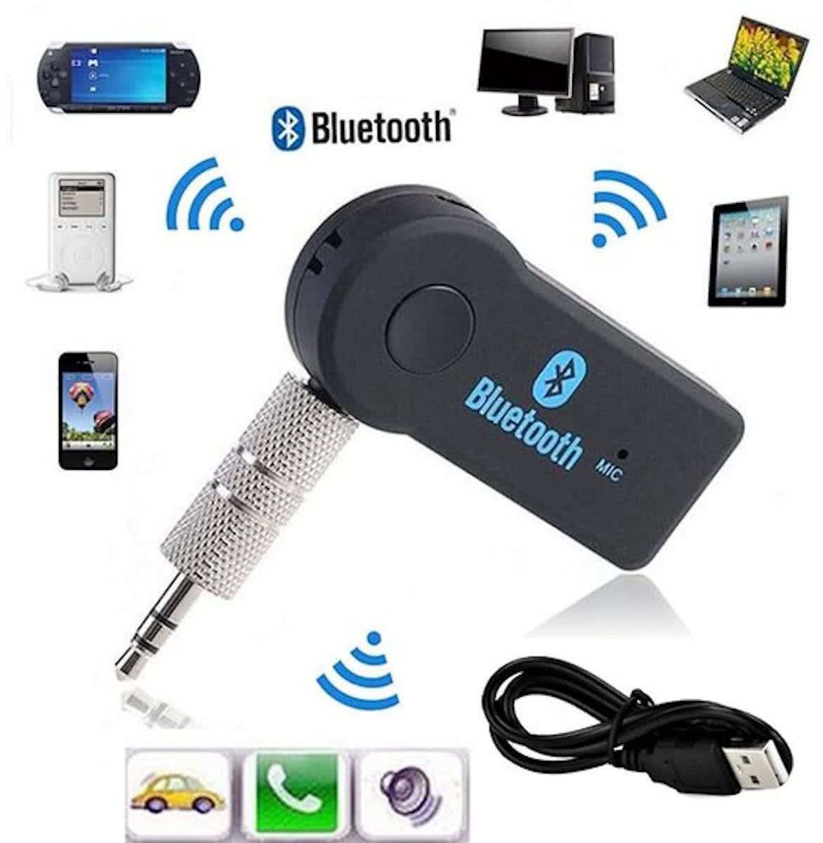 Bluetooth 3.1 Audio Music Streaming Adapter Receiver Handsfree Carkit & Thuisgebruik | MP3 Player 3.5mm AUX in Geweldige Geluidskwaliteit Stereo audio Output